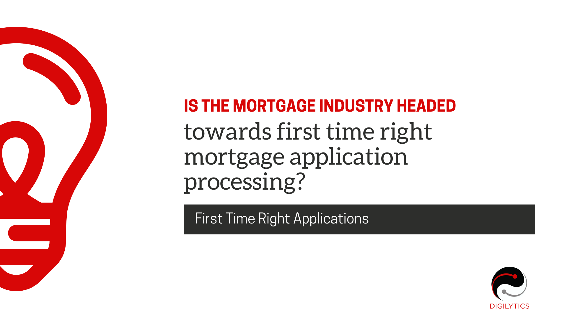 Mortgage Industry headed